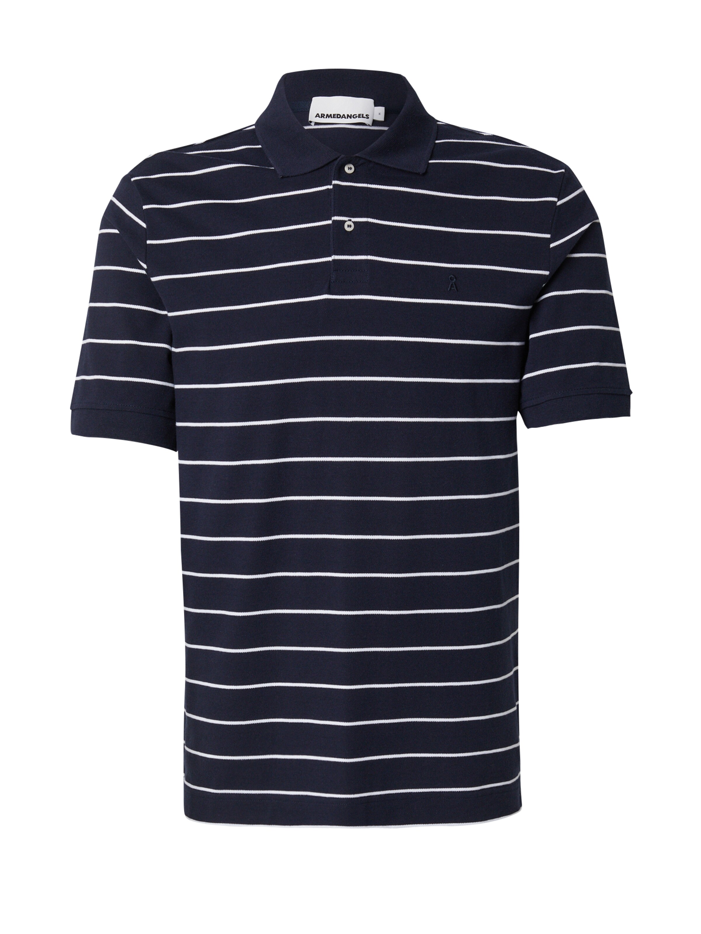 ARMEDANGELS Póló 'MAARIO' - kék: elől