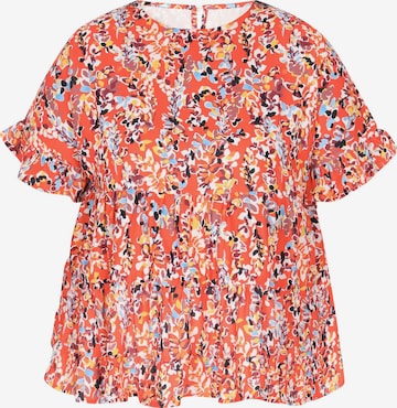 Chemisier joella en orange : devant