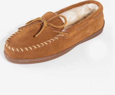 Minnetonka Μοκασίνι 'Pileline hardsole' σε καφέ, Άποψη προϊόντος