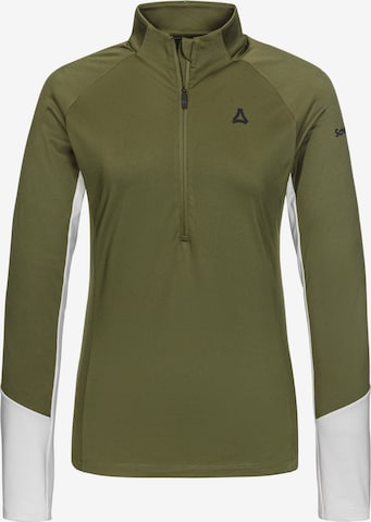 Schöffel Functioneel shirt in Groen: voorkant