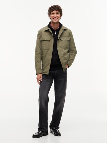 TOMMY HILFIGER Демисезонная куртка в Зеленый
