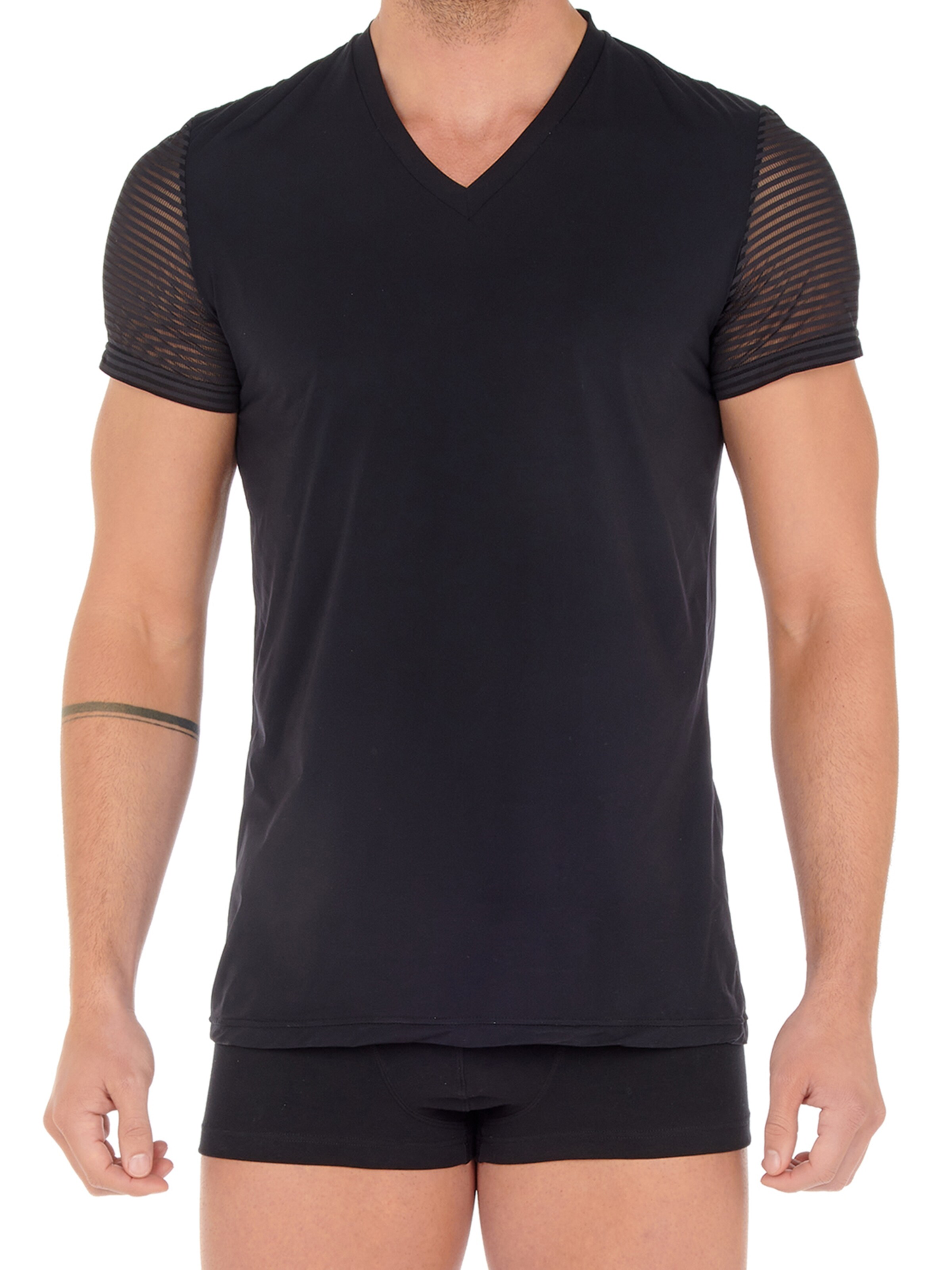 T-shirts et polos T-Shirt Loulou V-Neck HOM en Noir 
