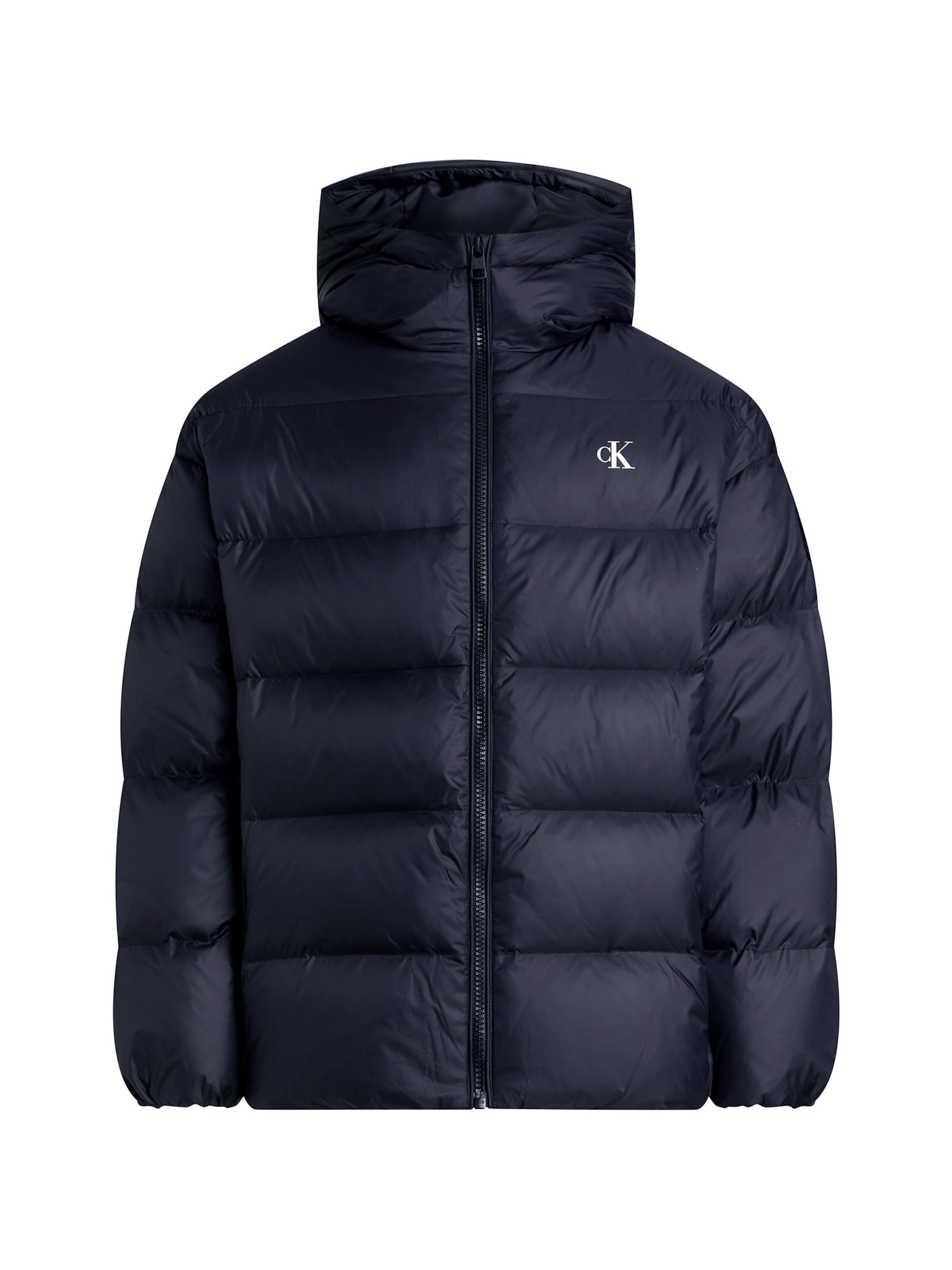 Calvin Klein Jeans Winter Jacket in Black: front