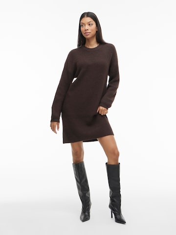 VILA Kleid 'VIRETTA' in Braun: Vorderseite