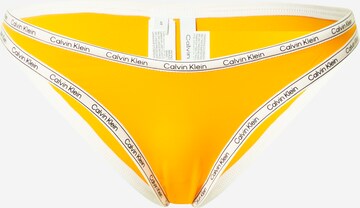 Calvin Klein Swimwear Bikini Bottoms in Orange: front