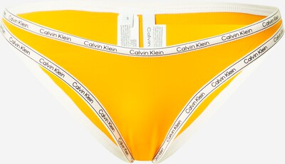 Calvin Klein Swimwear Bikinihose in orange / schwarz / weiß, Produktansicht