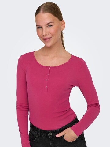 ONLY - Camiseta 'ONLFREE' en rosa: frente