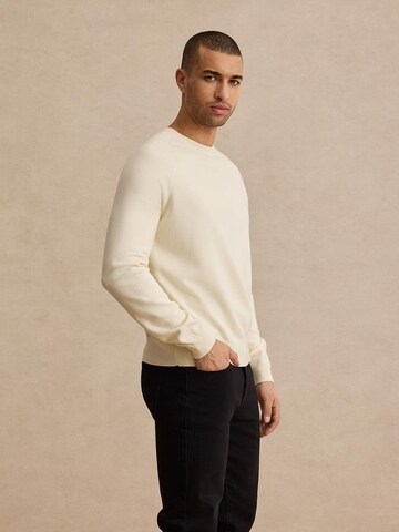 Pull-over 'Benno' DAN FOX APPAREL en blanc : devant