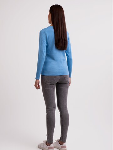 CASH-MERE.CH Pullover in Blau