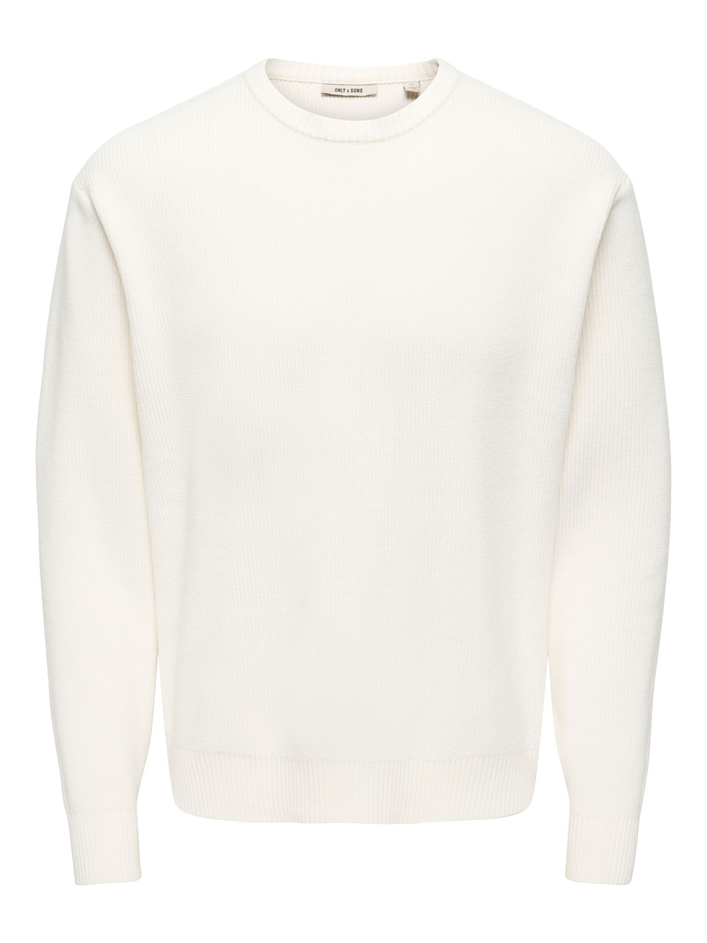 Pullover 'ONSRodger' di Only & Sons in bianco: frontale