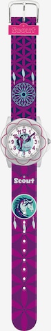 SCOUT Uhr in Lila: front