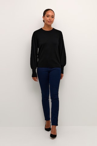 Kaffe Pullover 'Lizza' in Schwarz: Vorderseite