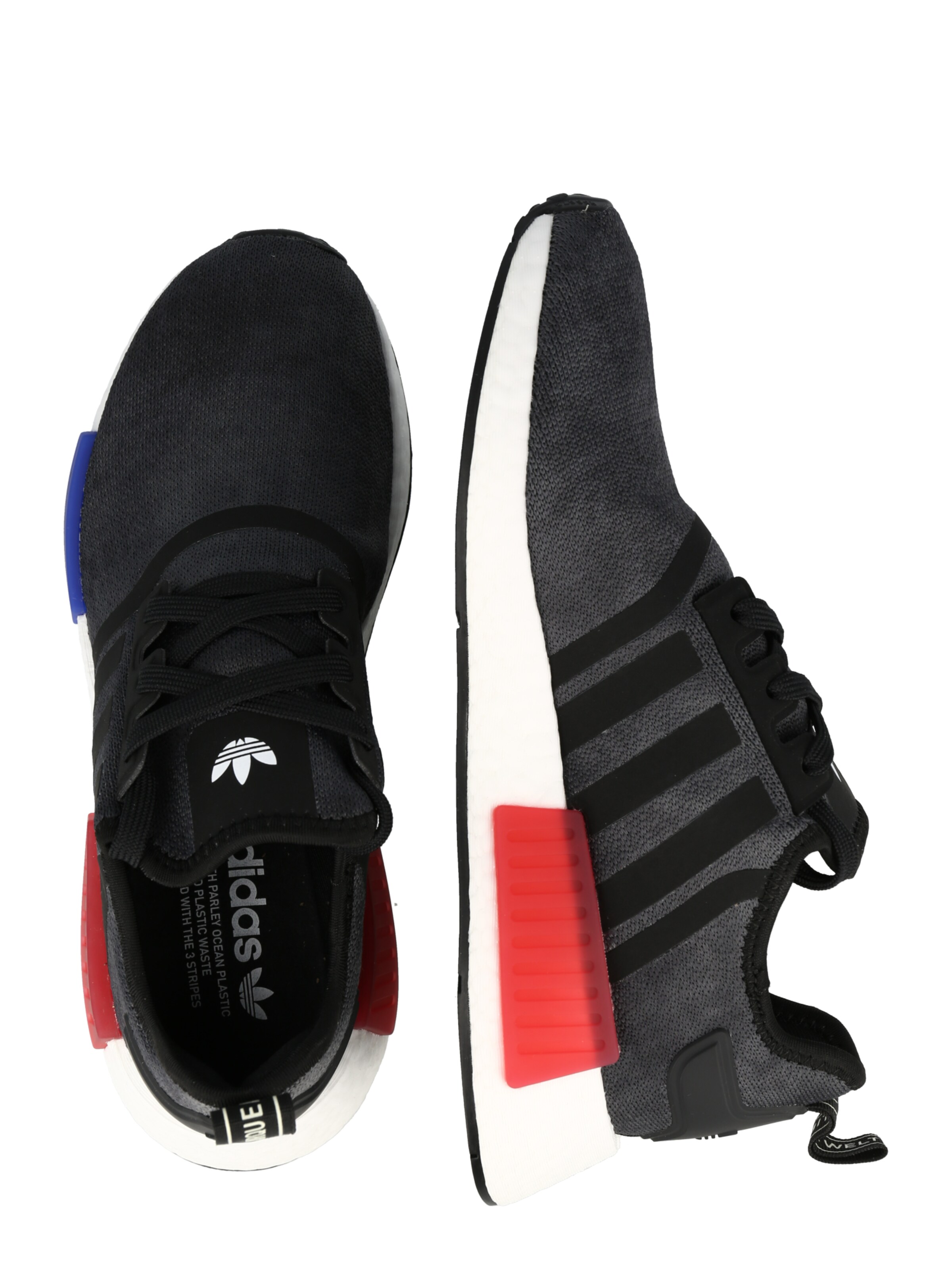 juoda ADIDAS ORIGINALS Sportbačiai be auliuko 'NMD R1'