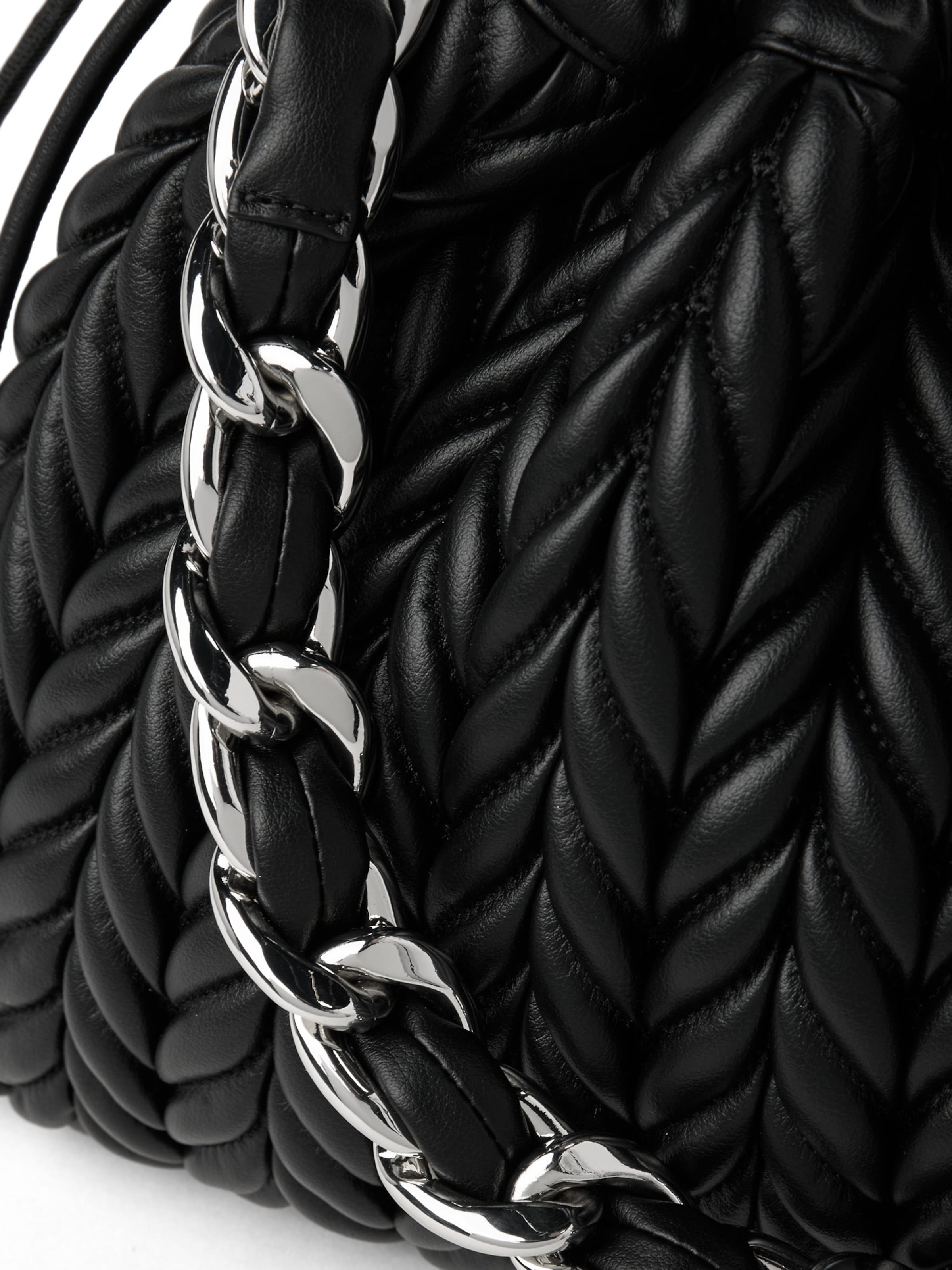 Karl Lagerfeld Torba na ramię 'Weave' w kolorze czarny