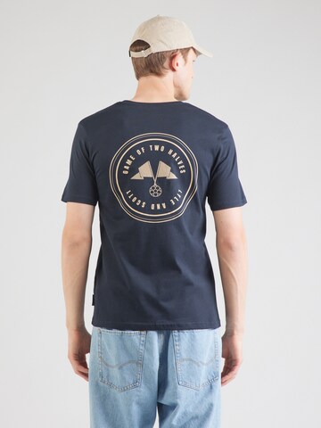 T-Shirt 'Game of Two Halves' Lyle & Scott en bleu : devant