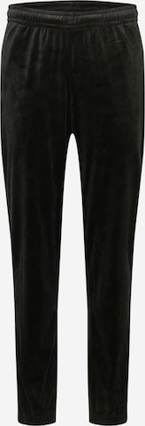 SOUTHPOLE Tapered Trousers in Black: front
