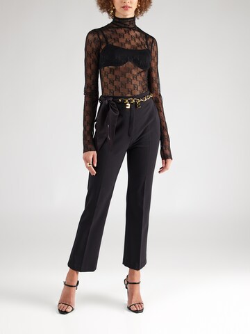 Elisabetta Franchi Regular Pleated Pants in Black