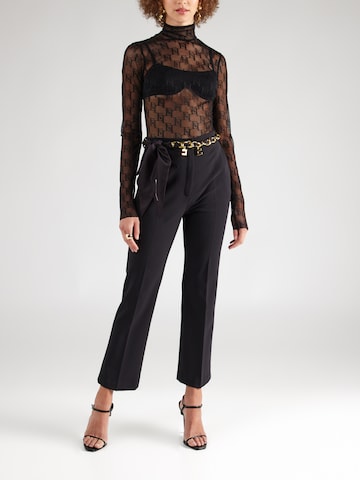 Regular Pantalon à plis Elisabetta Franchi en noir