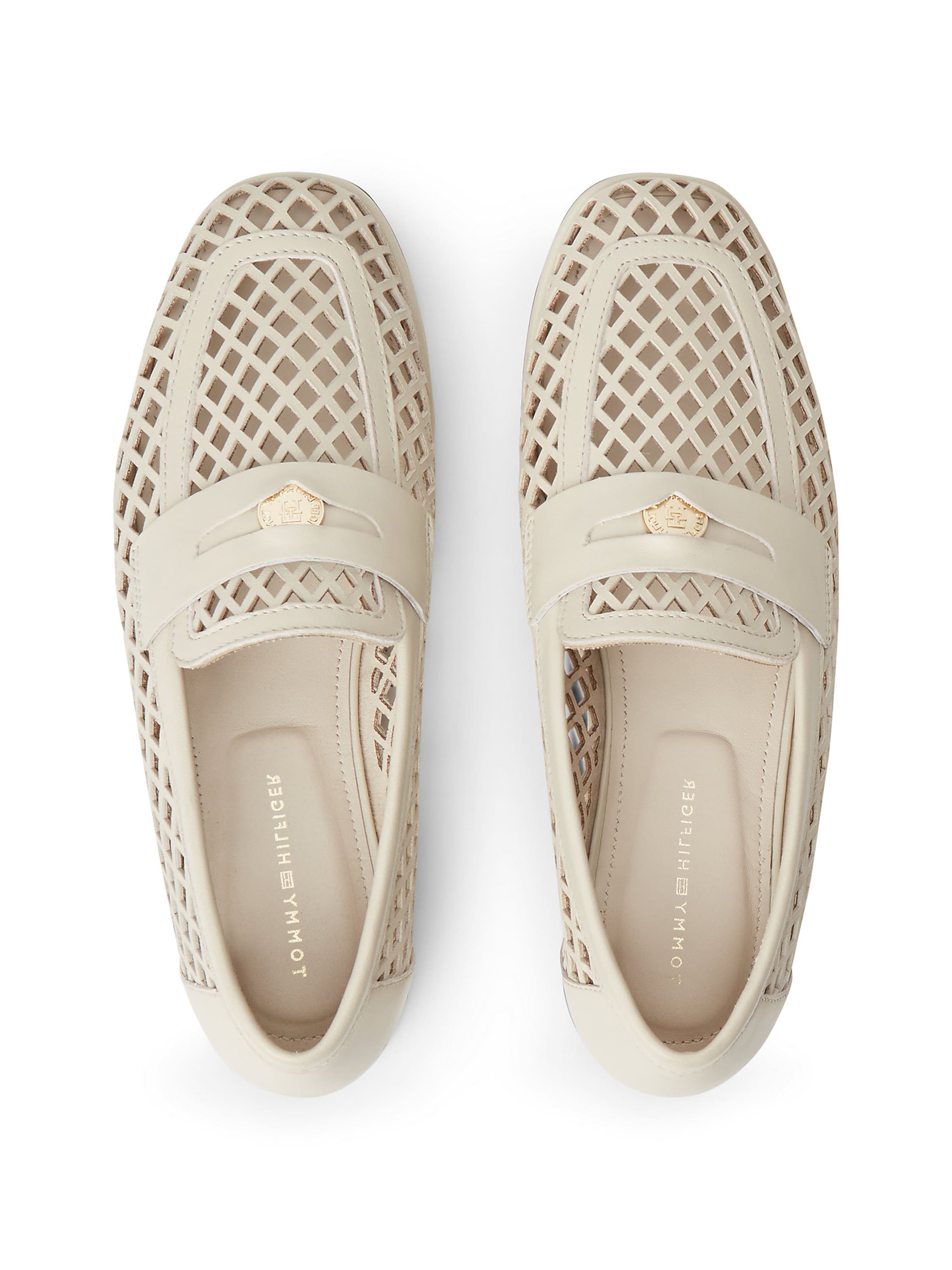 TOMMY HILFIGER Slip-ons in Beige
