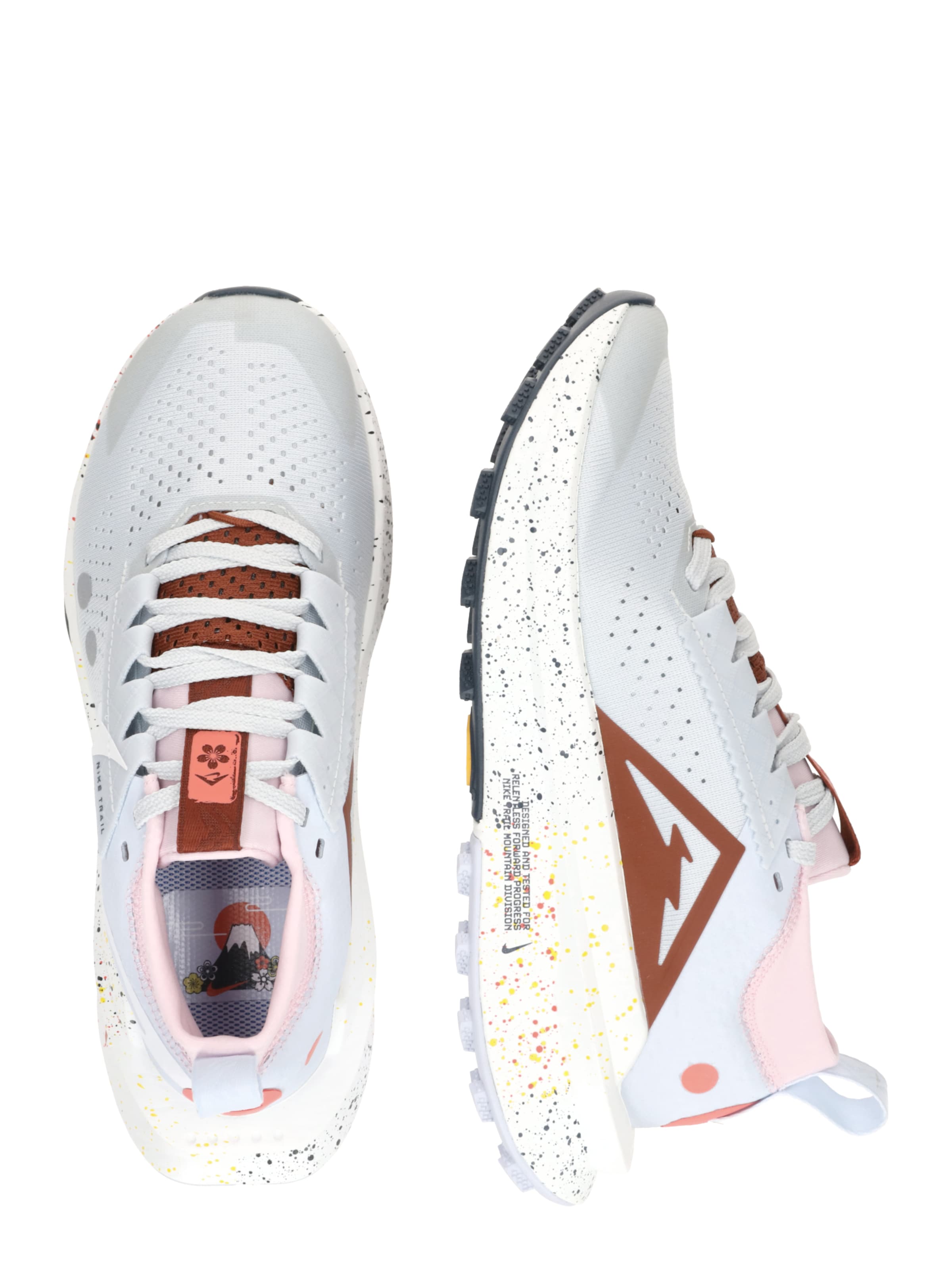 Nike Sportswear Låg sneaker 'ZOOMX ZEGAMA TRAIL 2' i blå: sida