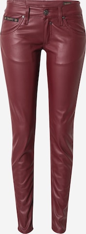 Herrlicher Slim fit Trousers in Red: front
