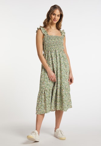 MYMO Summer Dress in Green: front
