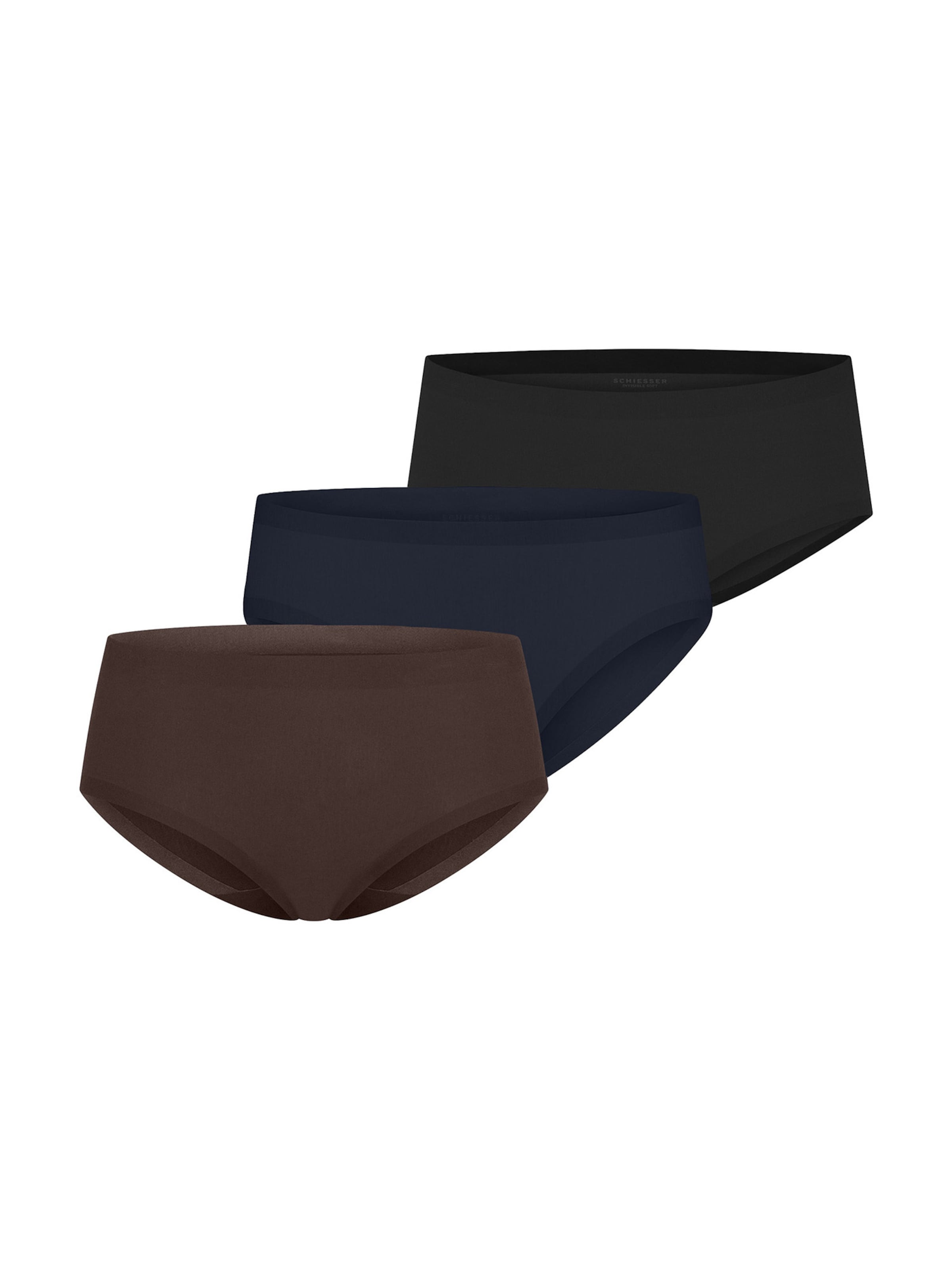 SCHIESSER Panty ' Invisible Cotton ' in Blue: front