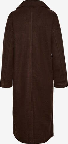 VERO MODA Between-Seasons Coat 'Spencer' in Brown