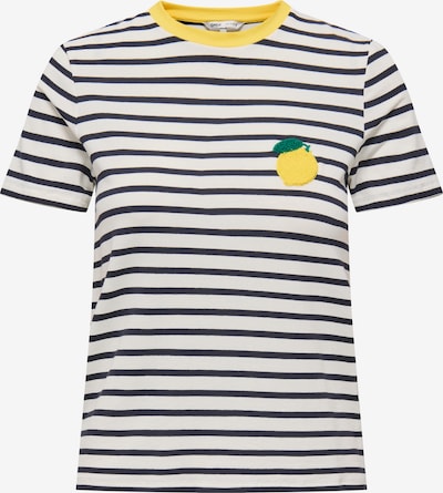 Tricou 'ONLHEART' ONLY pe bleumarin / galben citron / verde / alb, Vizualizare produs