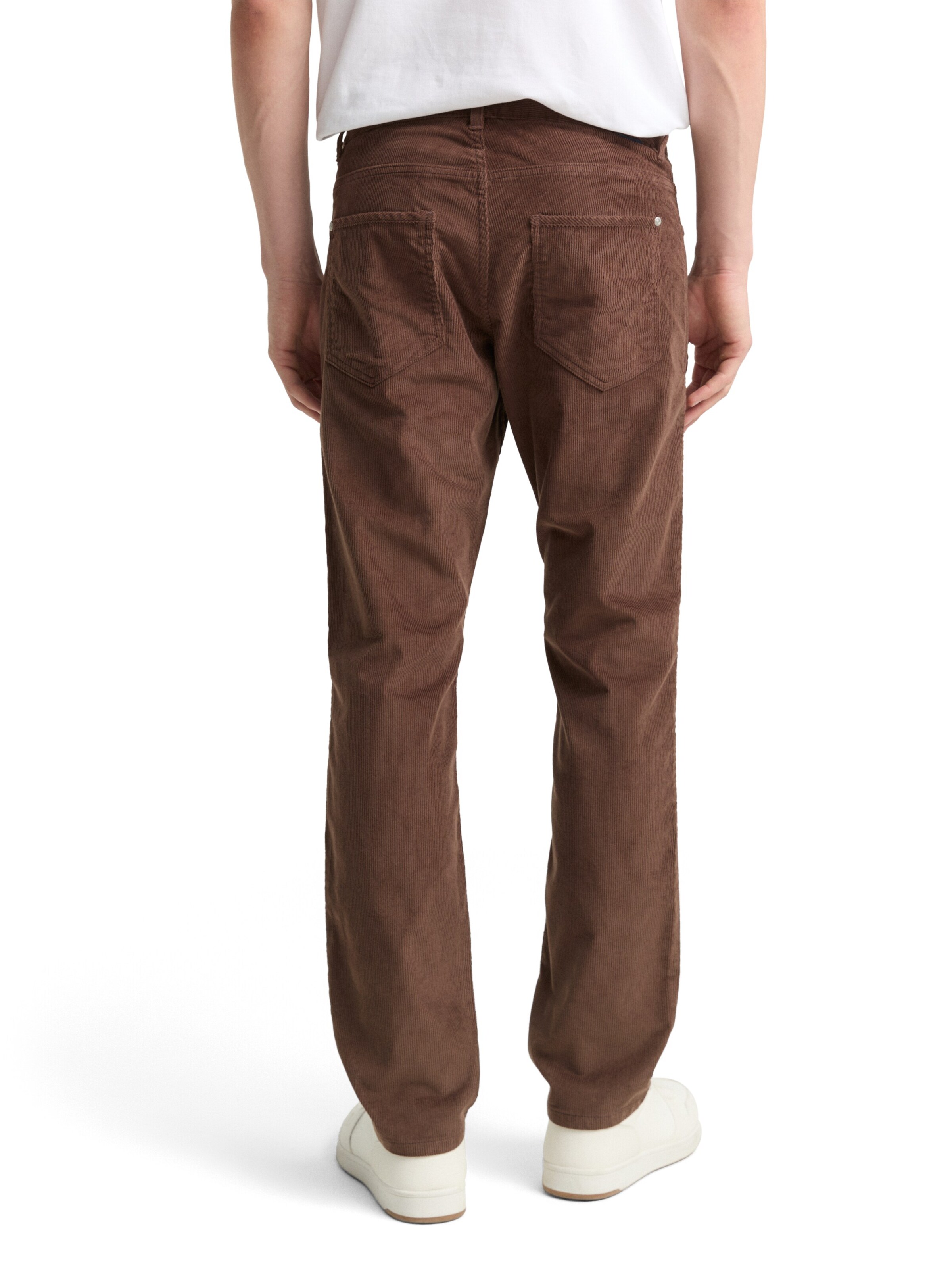 TOM TAILOR Regular Chino Pants 'Marvin' in Brown