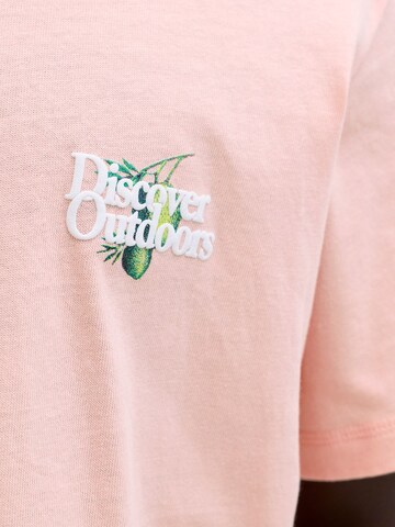 JACK & JONES - Camiseta 'JORMontauk' en rosa