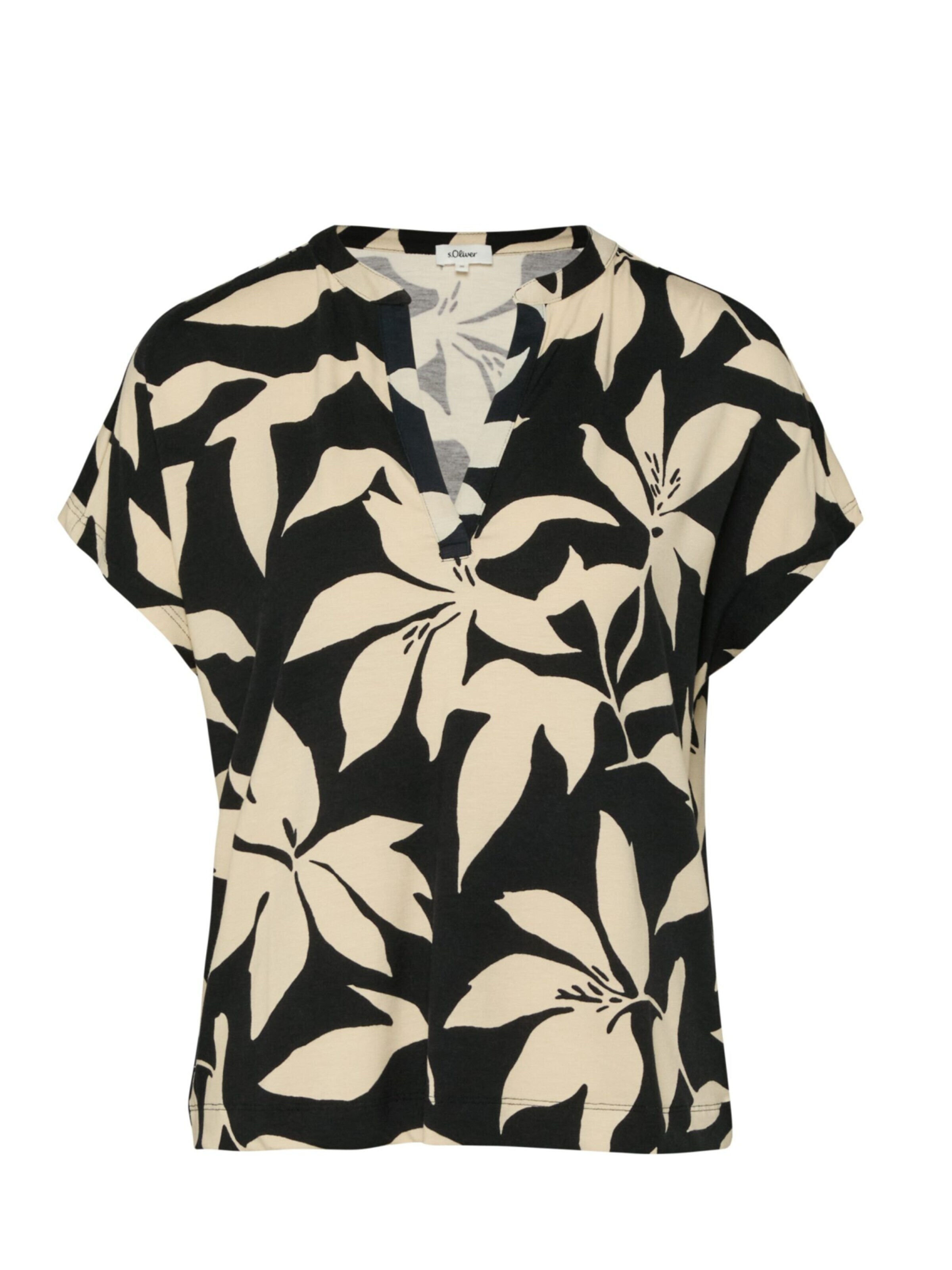 s.Oliver Shirt in S in de kleur Zwart, Productweergave