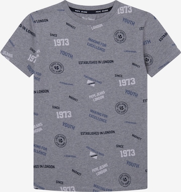 Tricou 'THEO' de la Pepe Jeans pe gri: față