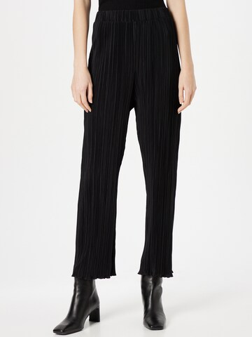 Regular Pantaloni de la Monki pe negru: față