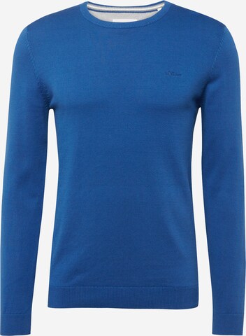 s.Oliver Sweater in Blue: front