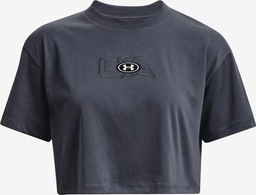 T-shirt fonctionnel UNDER ARMOUR en gris : devant