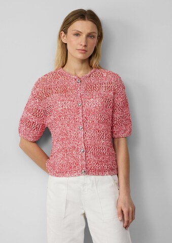 Cardigan s.Oliver en rouge : devant