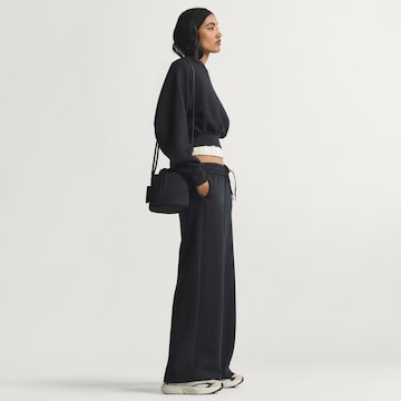 ADIDAS SPORTSWEAR Wide leg Παντελόνι φόρμας 'Soft Lux' σε μαύρο