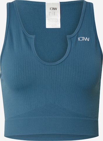 ICANIWILL Sports top in Blue: front