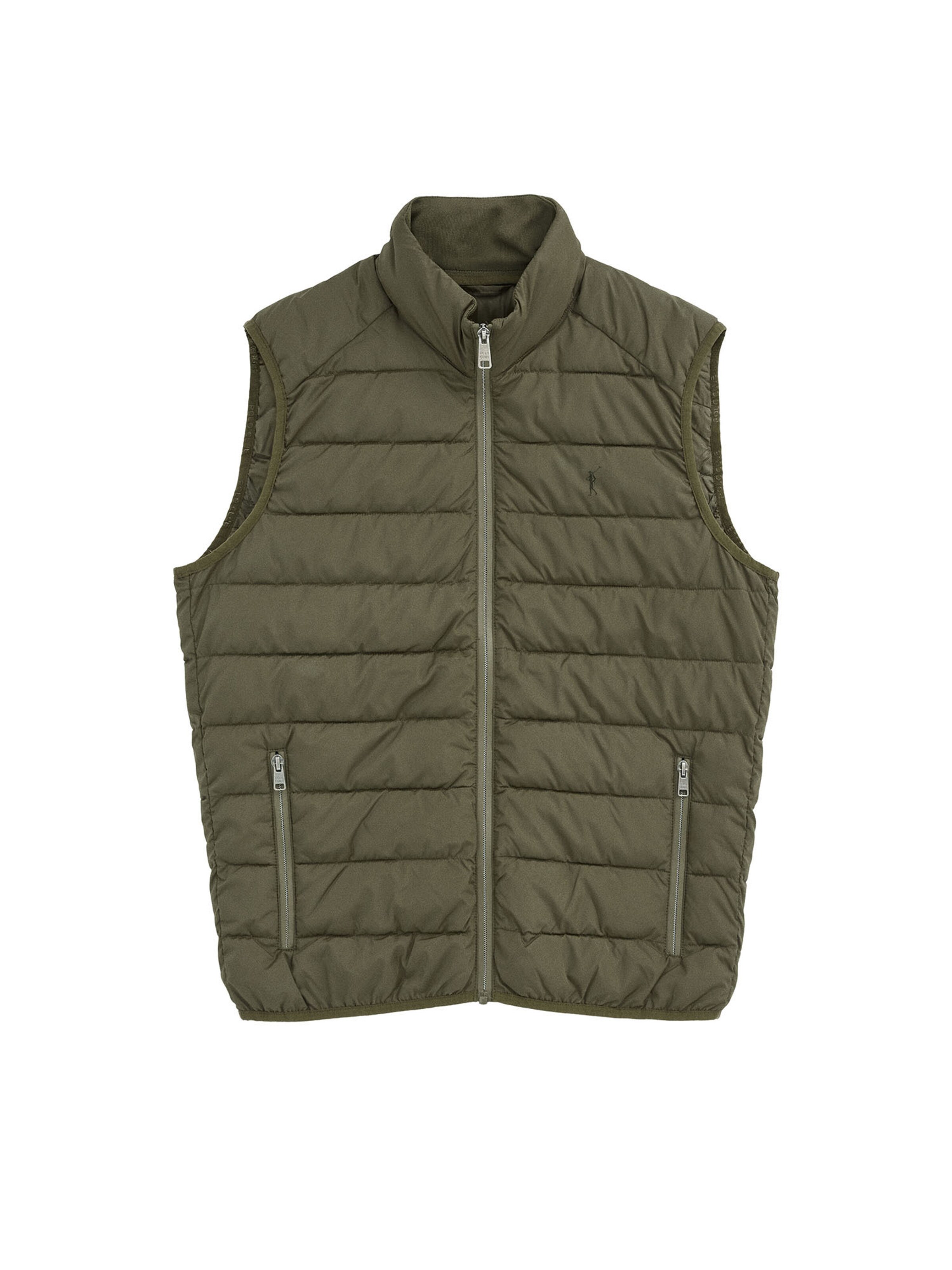 Polo Club Vest in Green: front