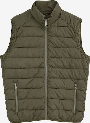 Polo Club Vest in Green: front
