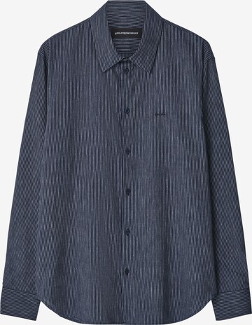 Adolfo Dominguez Regular fit Button Up Shirt in Blue: front