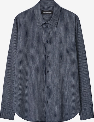 Adolfo Dominguez Regular fit Button Up Shirt in Blue: front