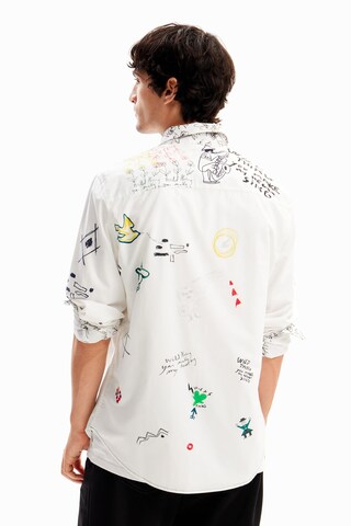 Desigual - Regular Fit Camisa em branco