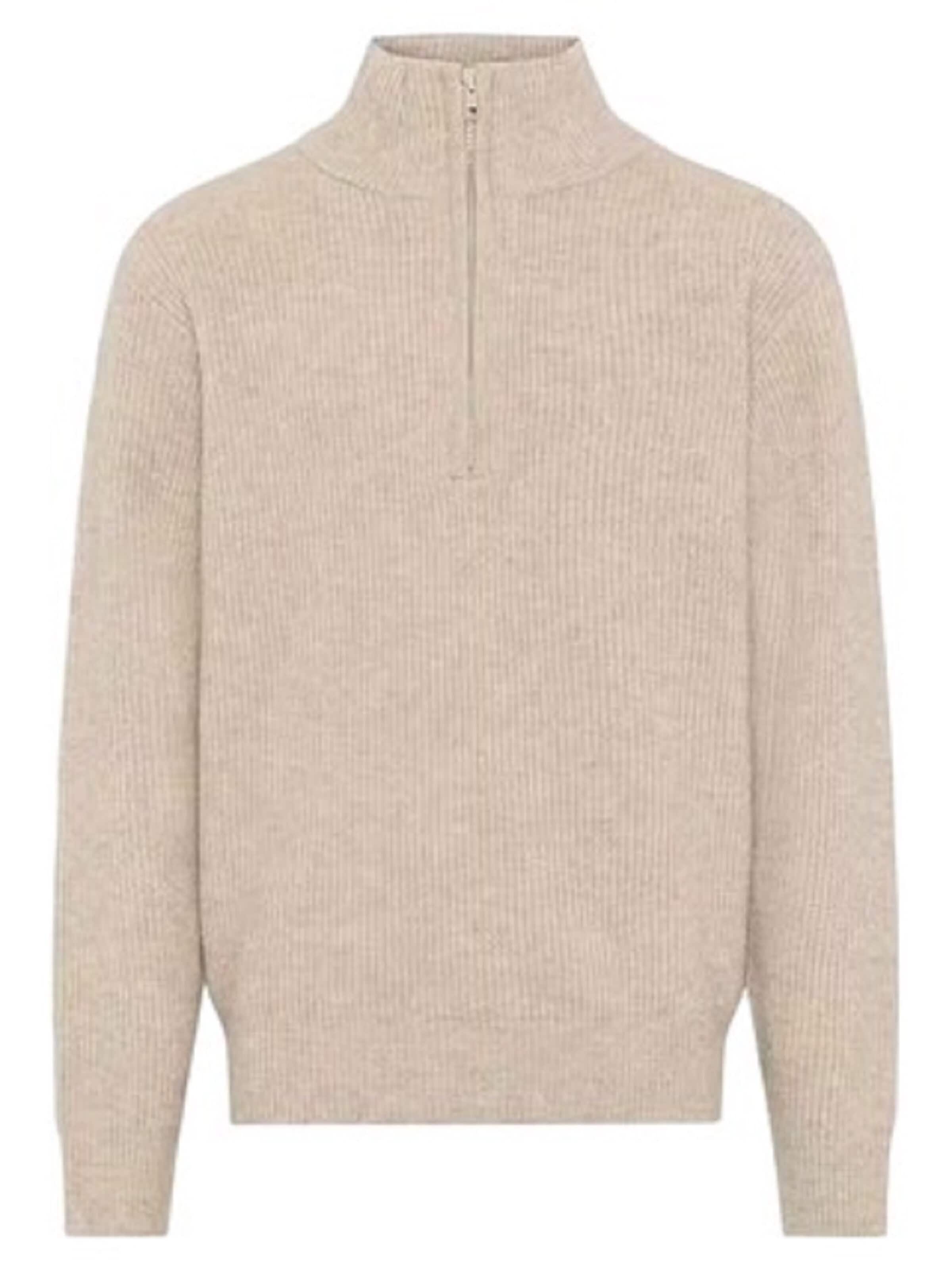 GRUNT Knit Cardigan 'GRDurbuy' in Beige: front