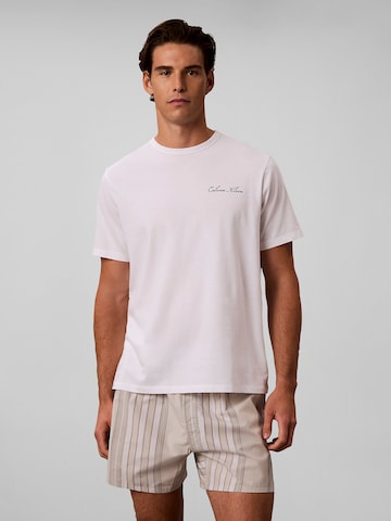 Calvin Klein Pyjama in Grau: Vorderseite