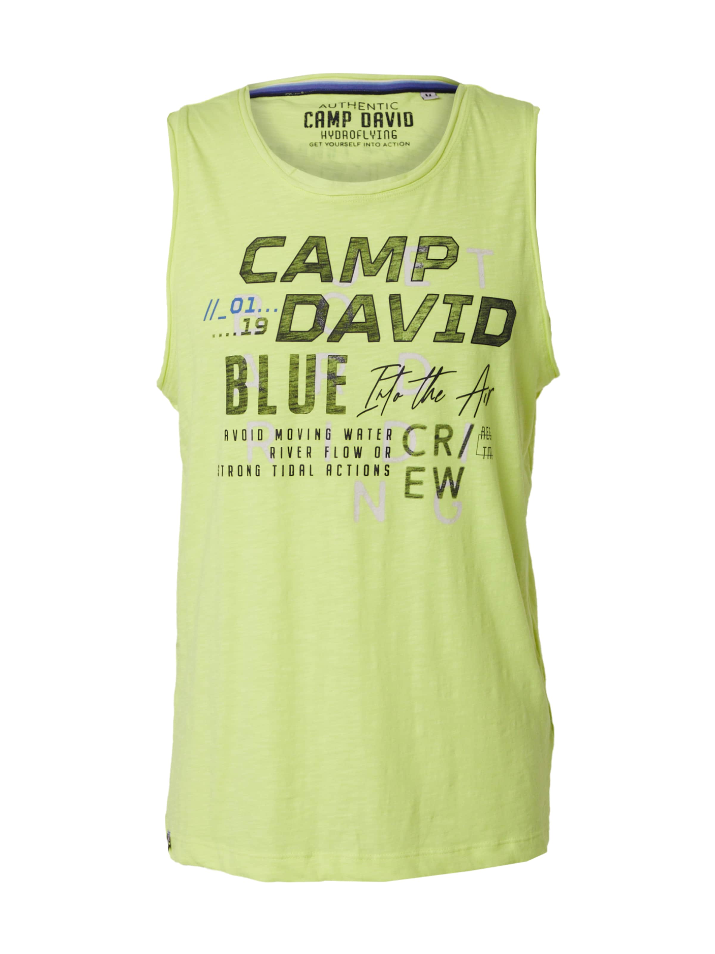 CAMP DAVID Футболка в Желтый: спереди