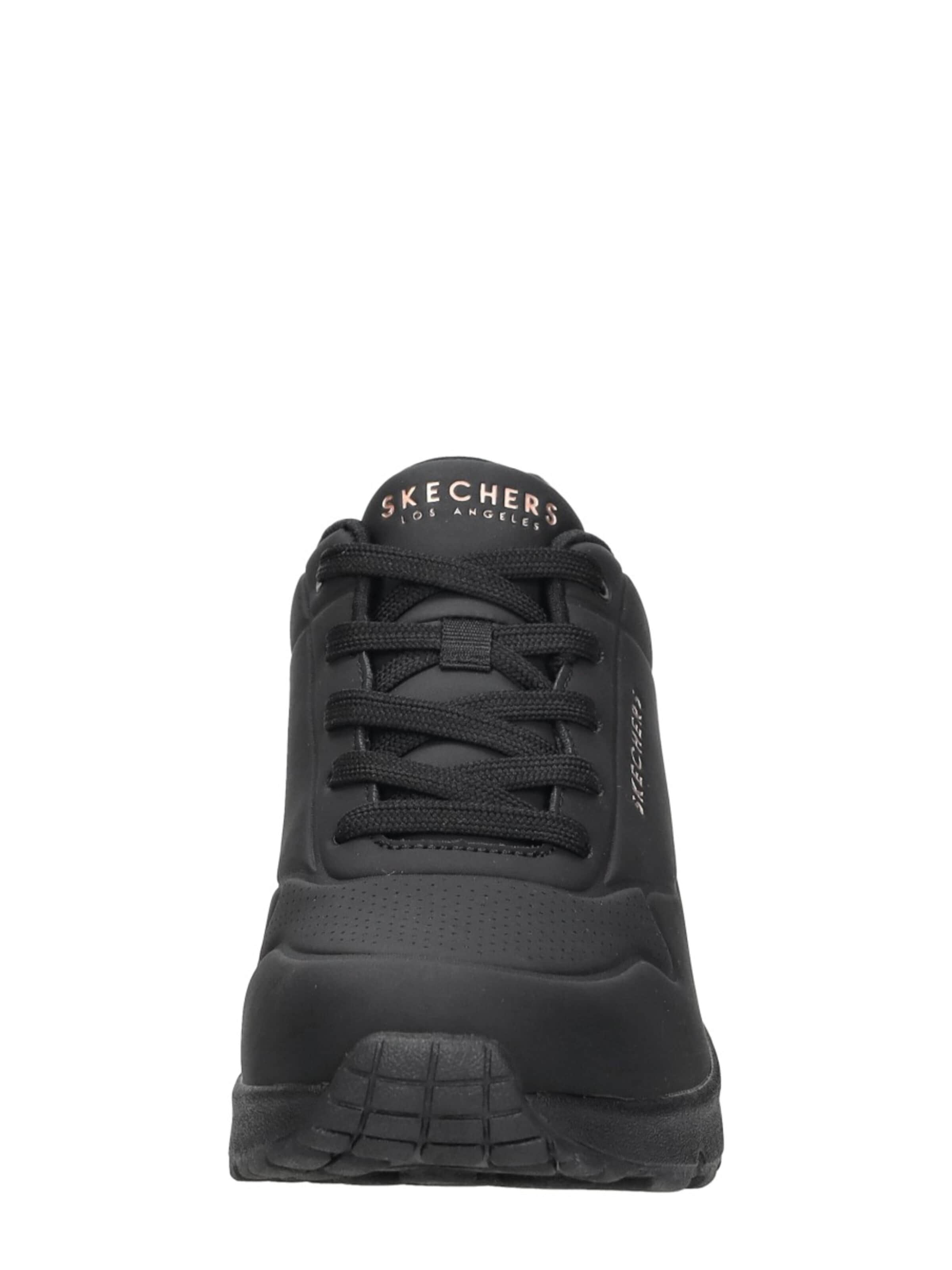 SKECHERS Sneakers laag 'Uno Wedge -Hi Steps' in Zwart