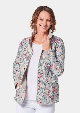 Goldner Jacke in Grau: Vorderseite