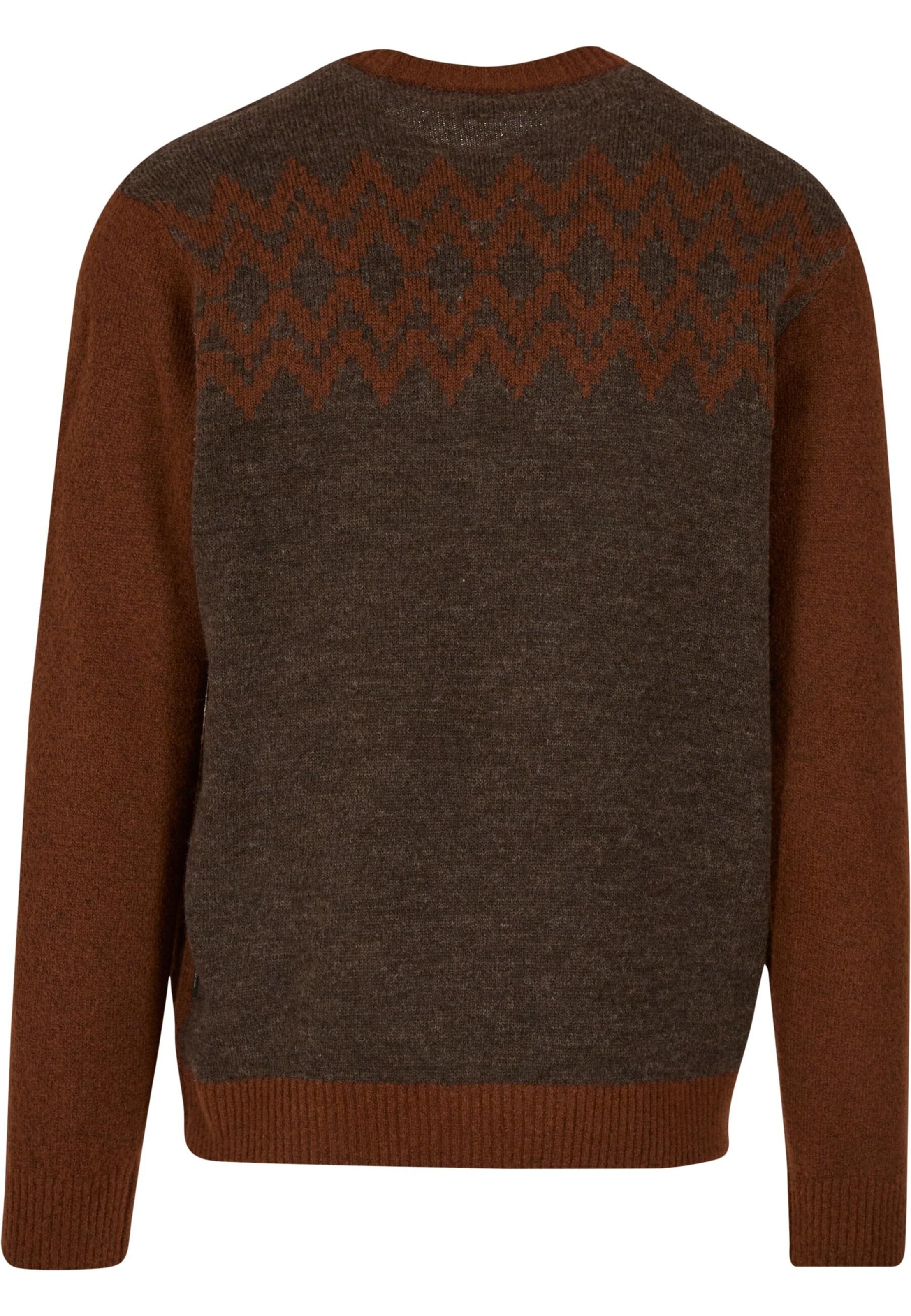 INDICODE JEANS Pullover 'Krikke' in Braun